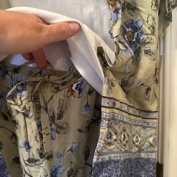 Vintage 90s three-piece set shirt, shorts and over shirt combo size med - Picture 2 of 6